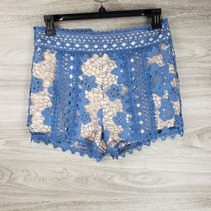Endless Rose' Skirt blue / cream
